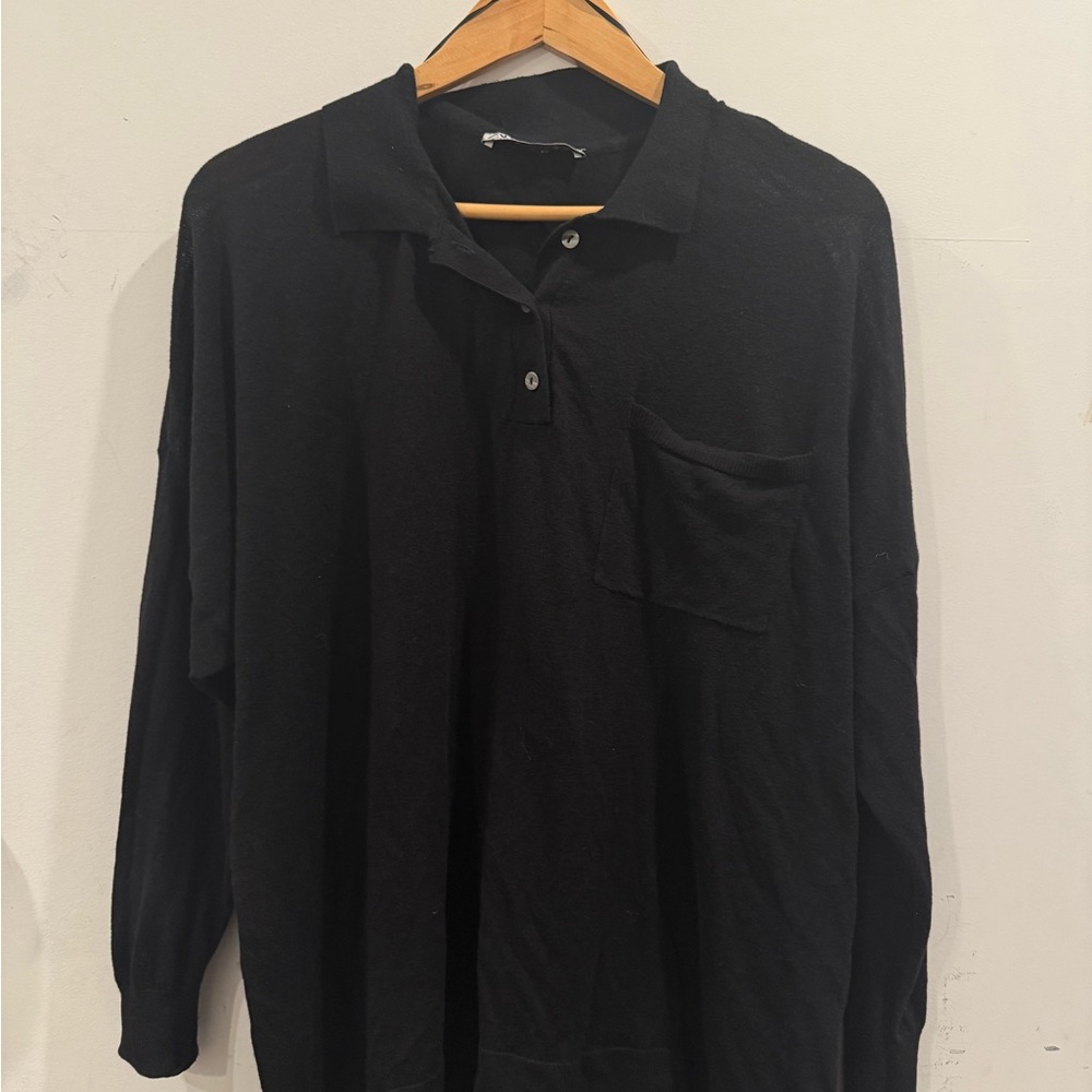 Zara Black Men's Polo Shirt